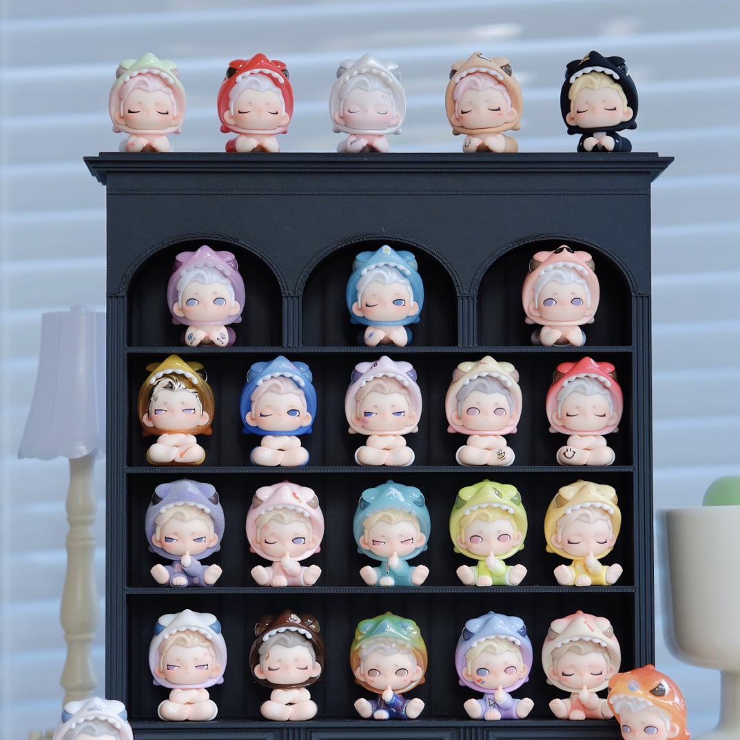 【直拆】鲨入职场系列潮玩萌粒可爱手办盲盒