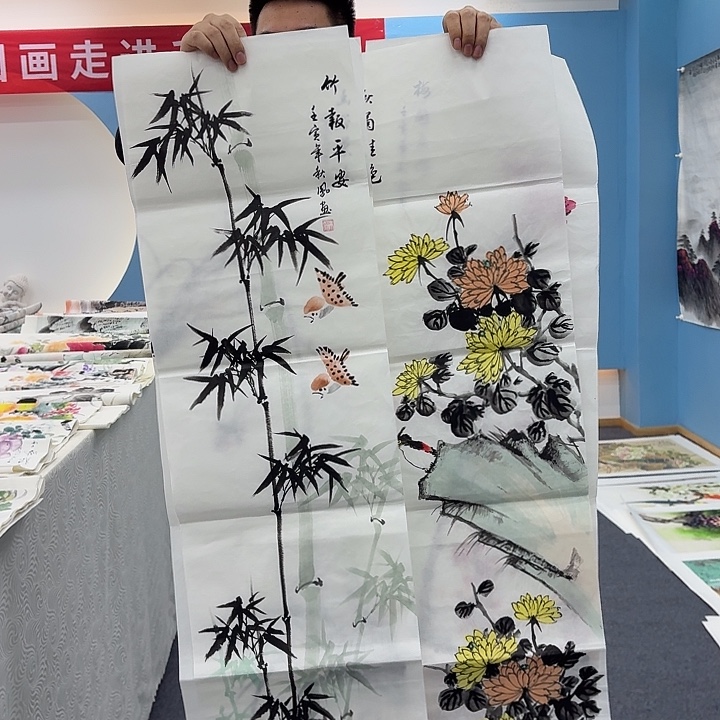 国画手绘国画作品