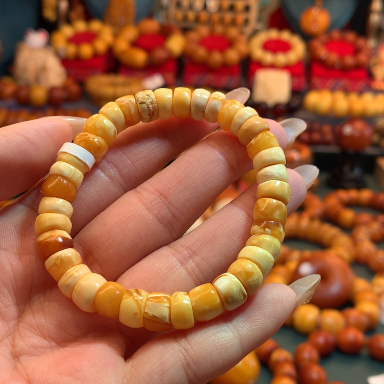 【闪购商品】蜜蜡手串未镶嵌蜜蜡手串