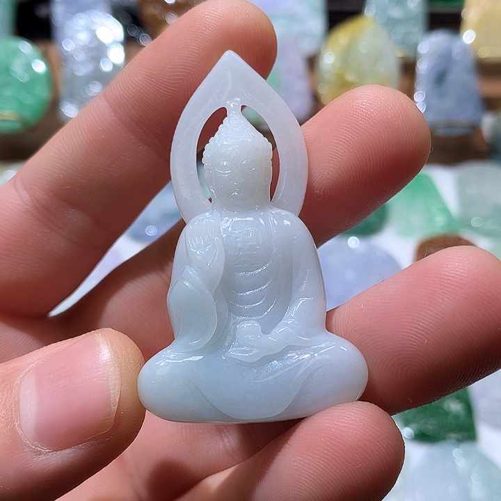 翡翠颈饰未镶嵌挂件