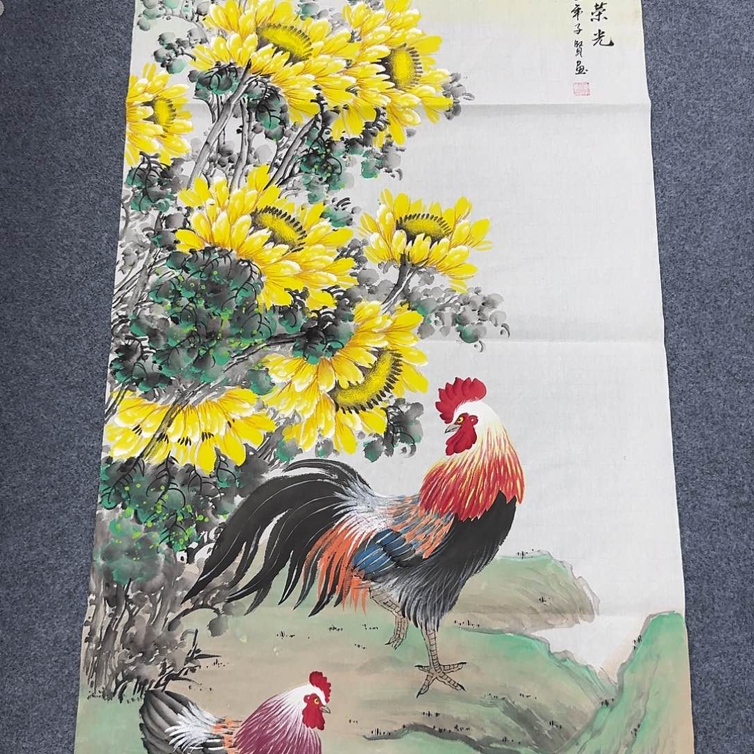 国画国画作品宣纸纯手绘