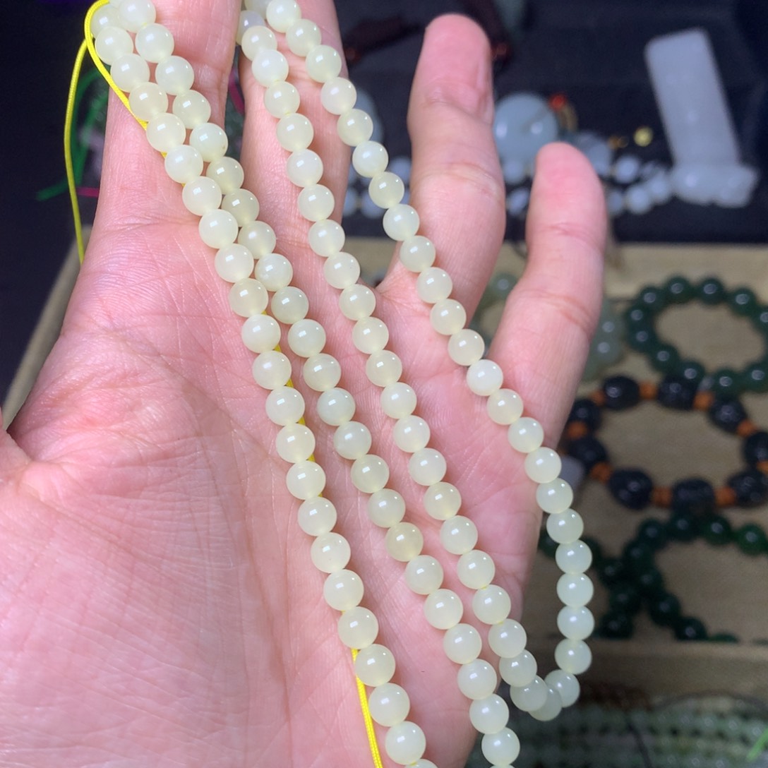 和田玉手链未镶嵌