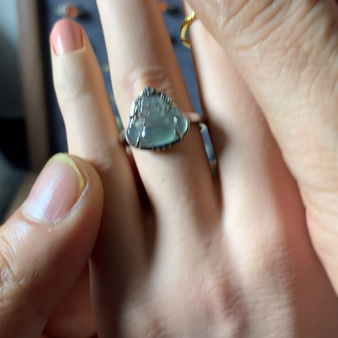 ****）翡翠未镶嵌戒指974