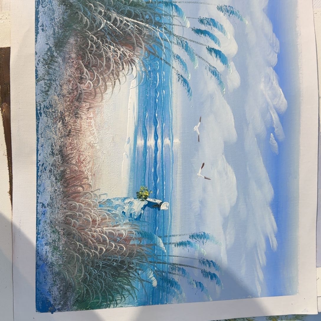 油画优惠活动开始了。好想去看看