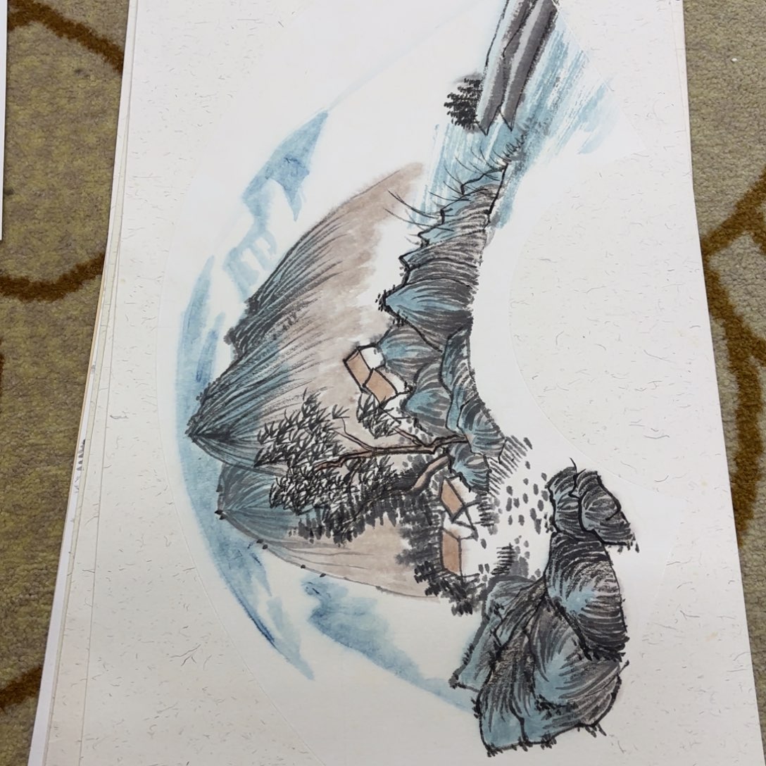 国画国画老师作品刘