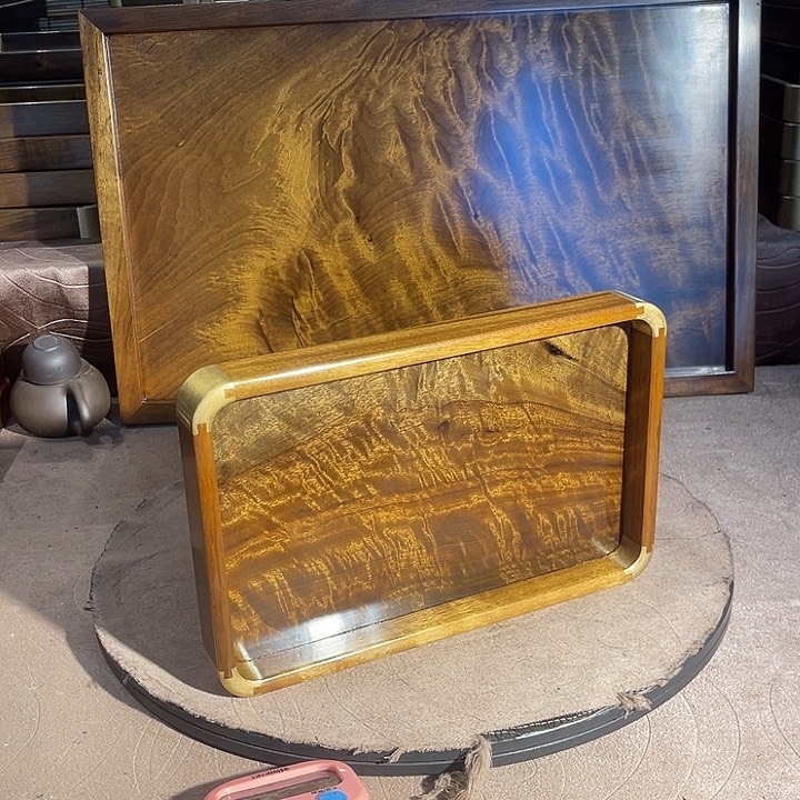 金丝楠1****3金丝楠木乌木文盘