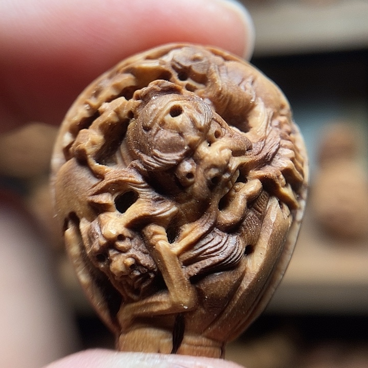 纯手工双面钟馗三通