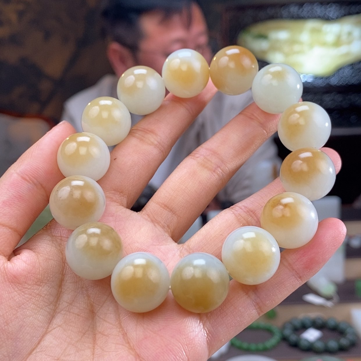 【闪购商品】和田玉手串未镶嵌