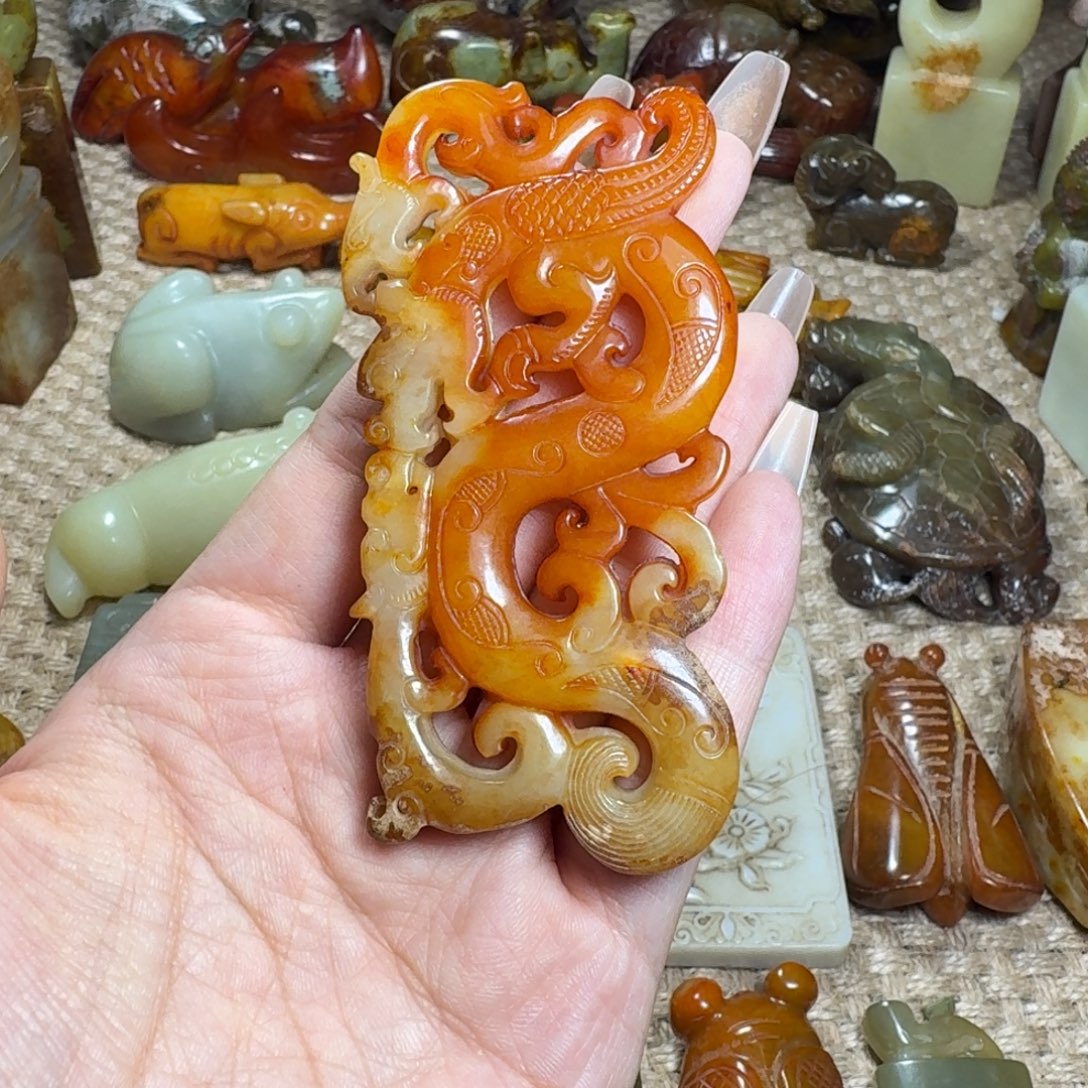 白玉菩提吊坠挂件