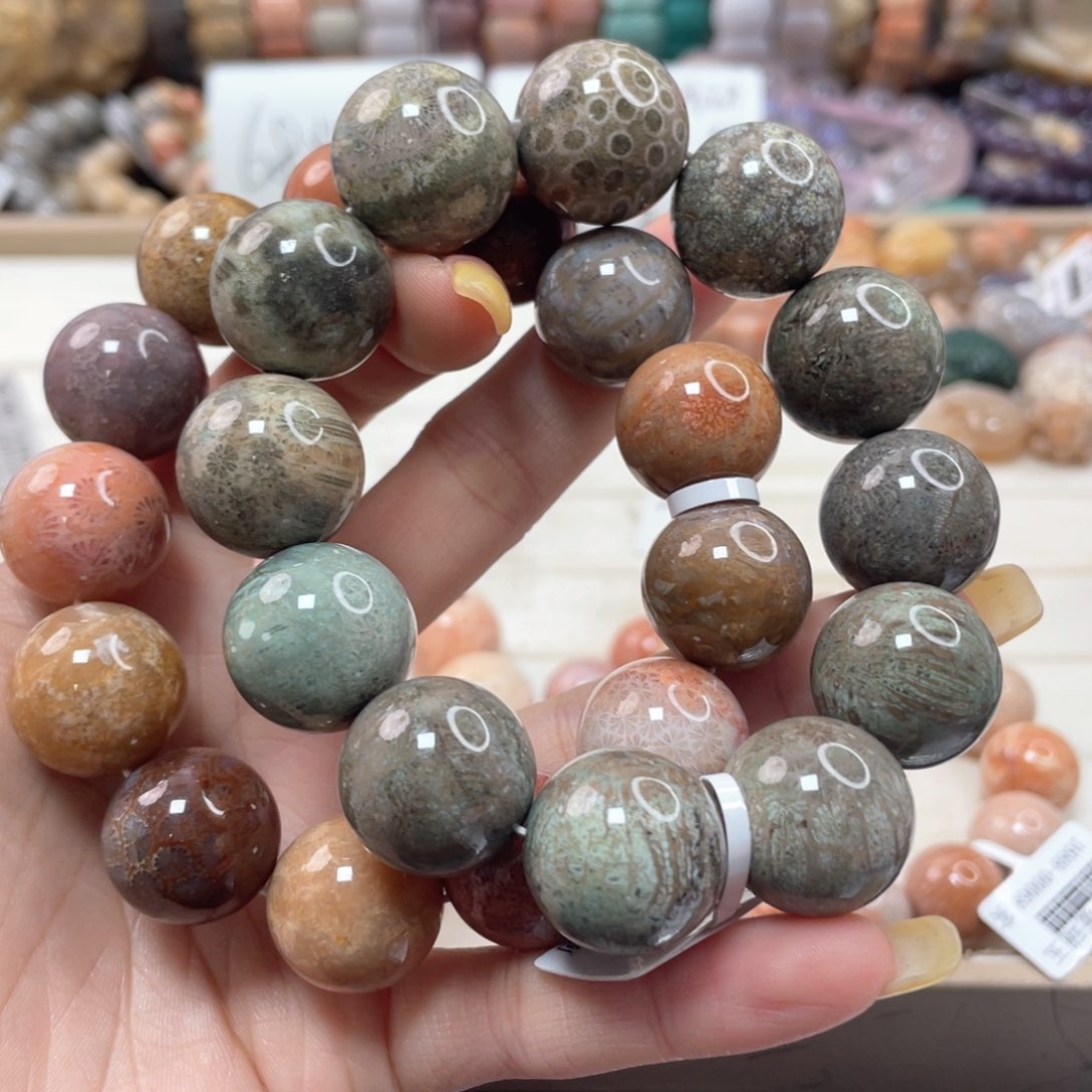 未镶嵌手链硅化玉用****7444