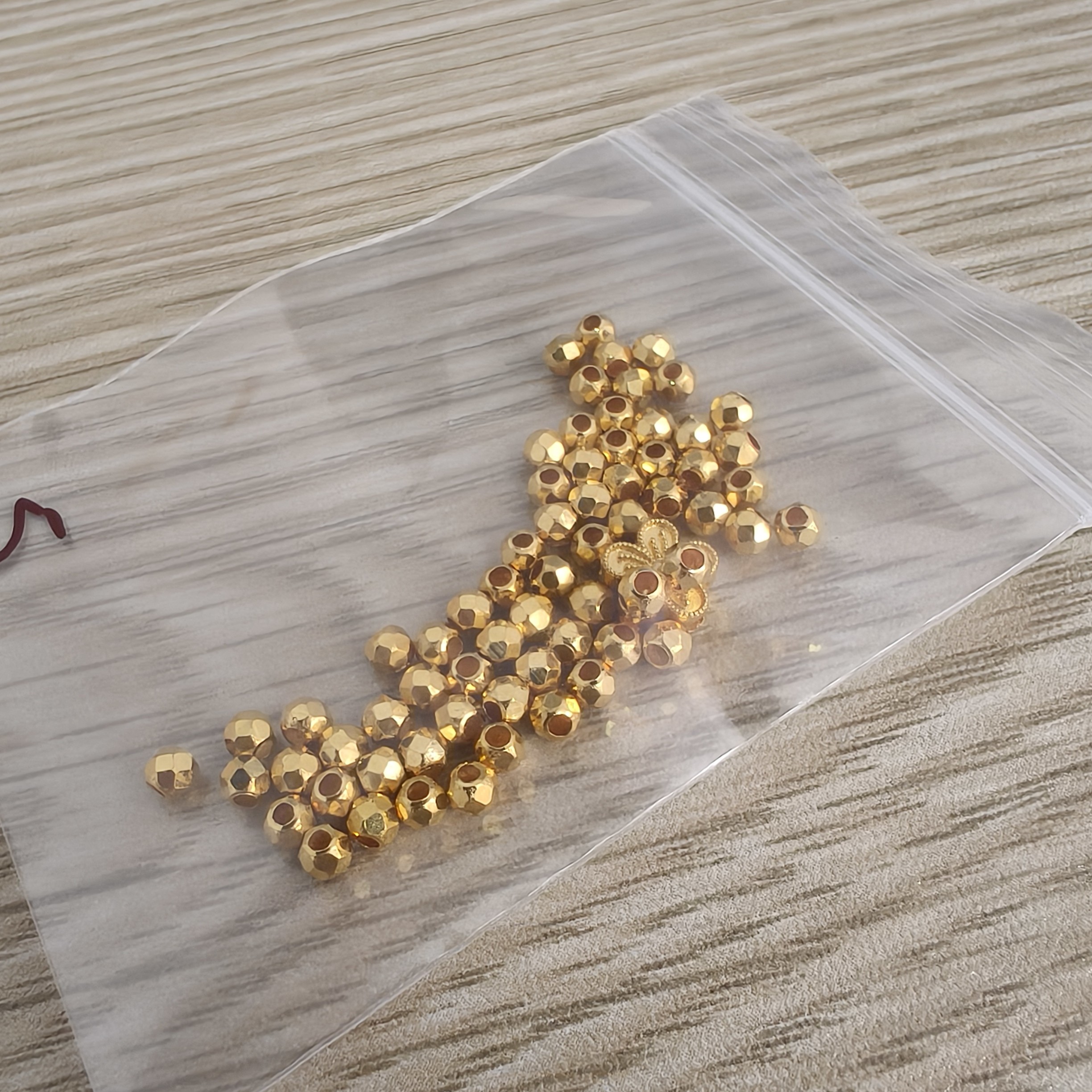 足金999  花 蹦迪珠