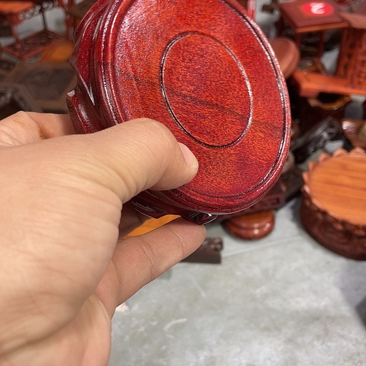 香榧木红木底座工艺品10