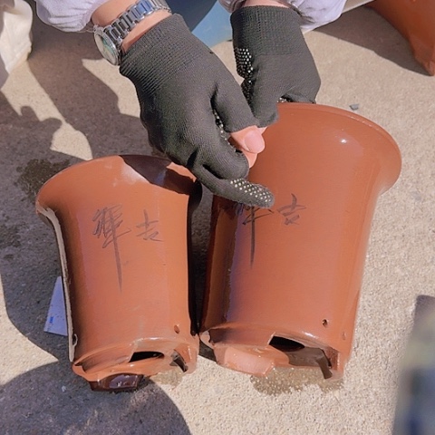 紫砂宜兴紫砂兰花盆2