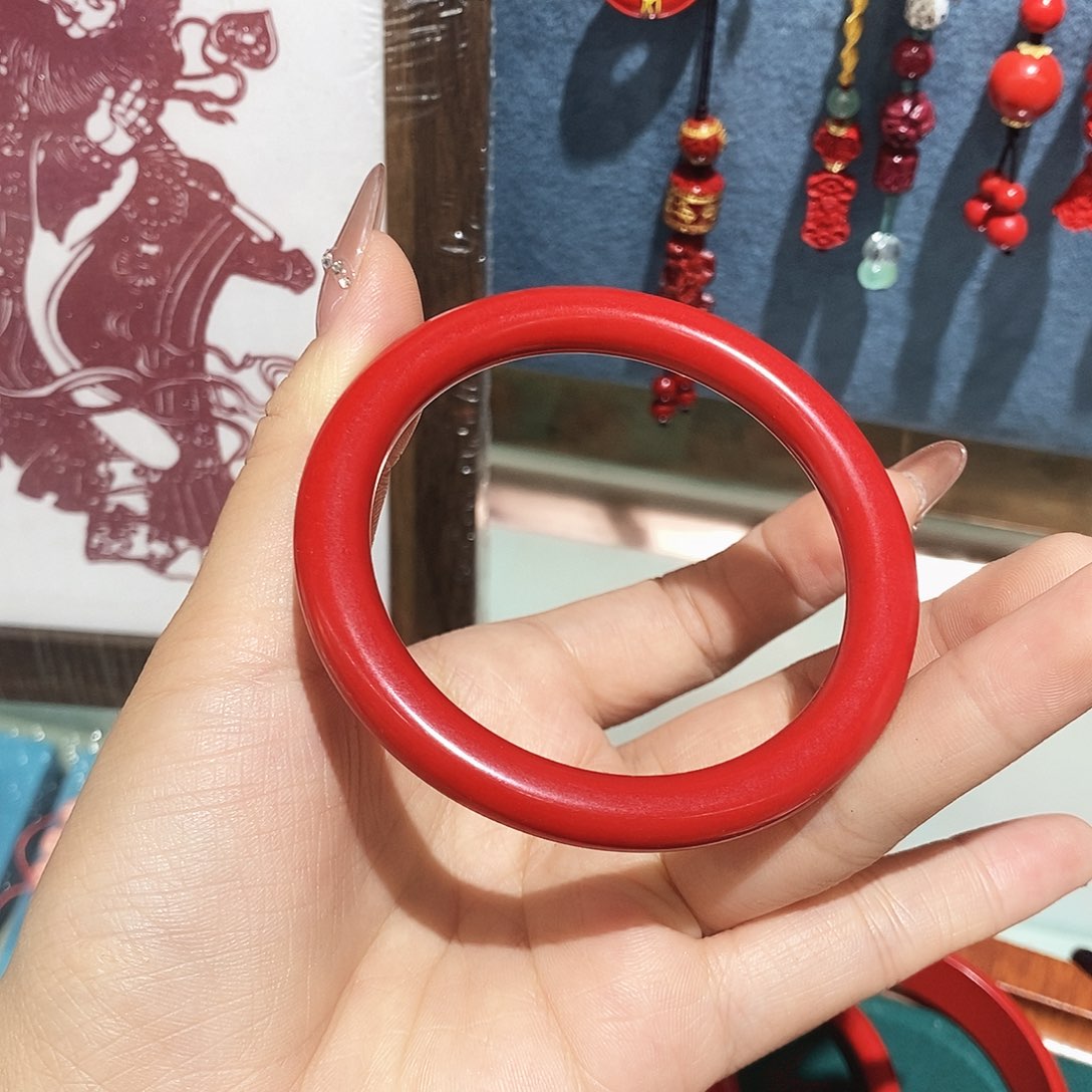 天然辰砂高含量朱砂手镯红砂