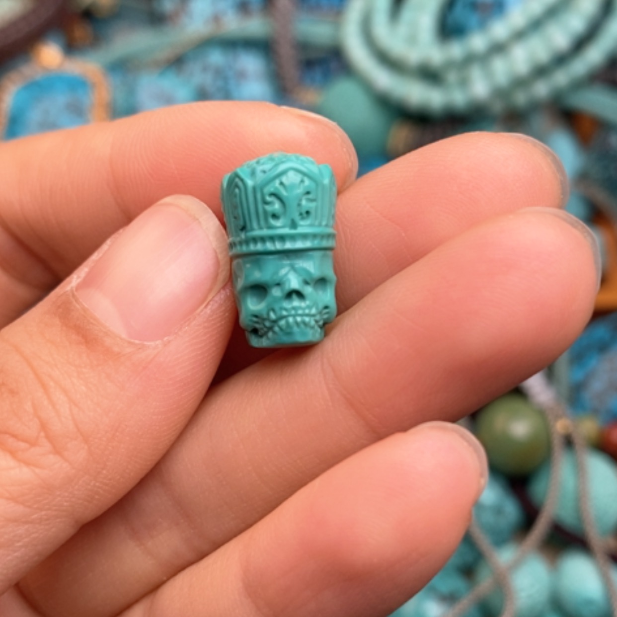 【闪购商品】绿松石珠宝半成品未镶嵌