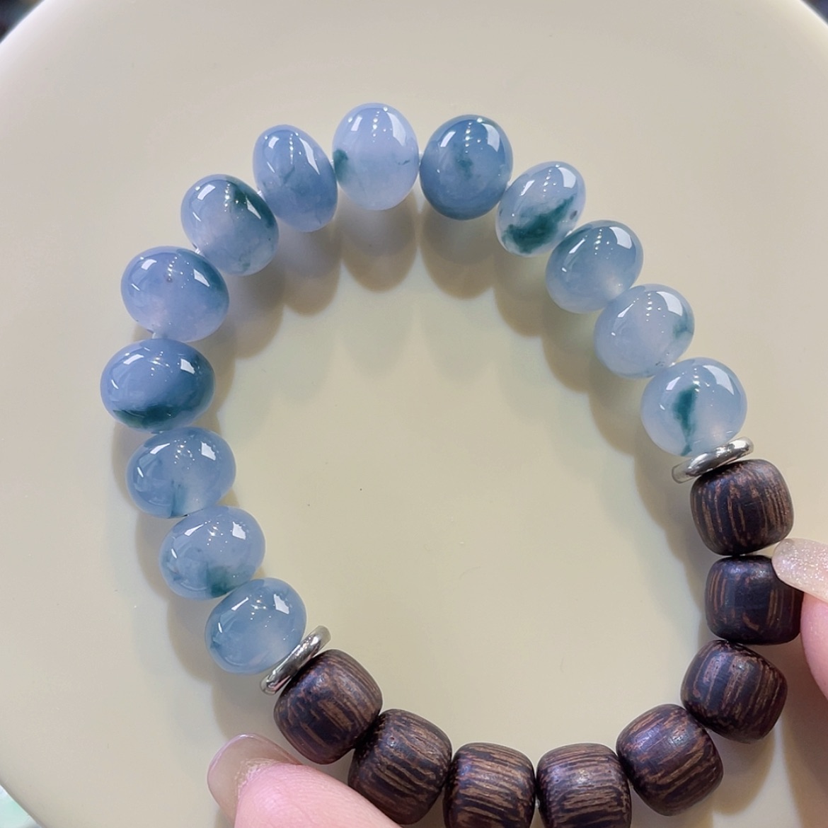 【闪购商品】翡翠颈饰未镶嵌蓝紫