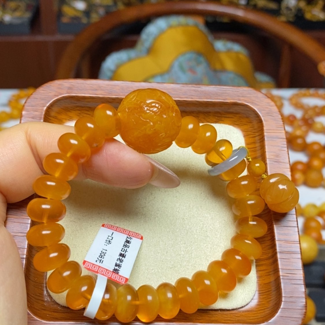 【闪购商品】蜜蜡手链未镶嵌手串