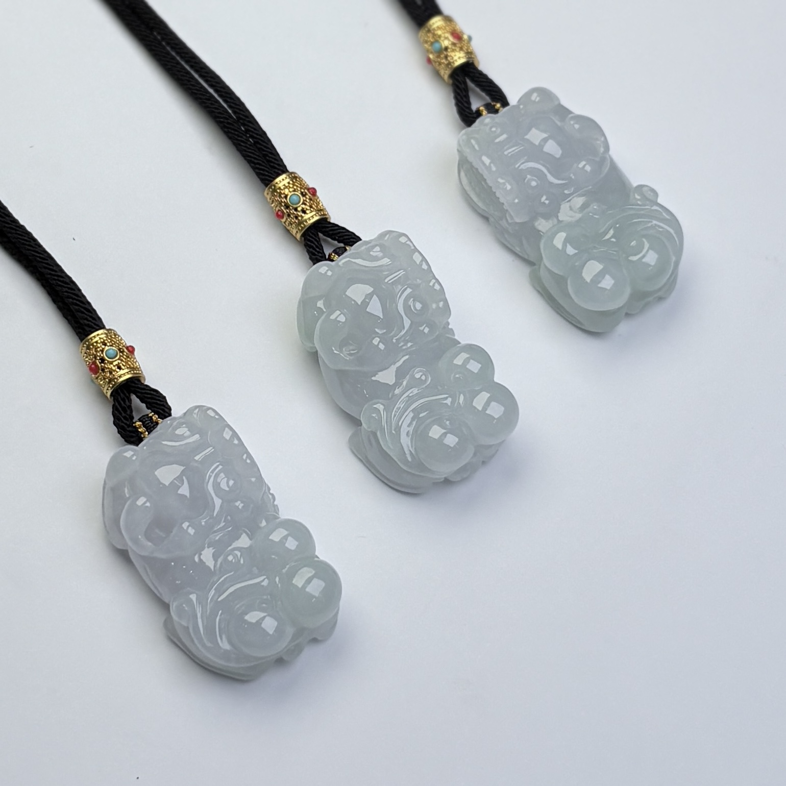 299113/天然缅甸翡翠A货貔貅   多样性一件发