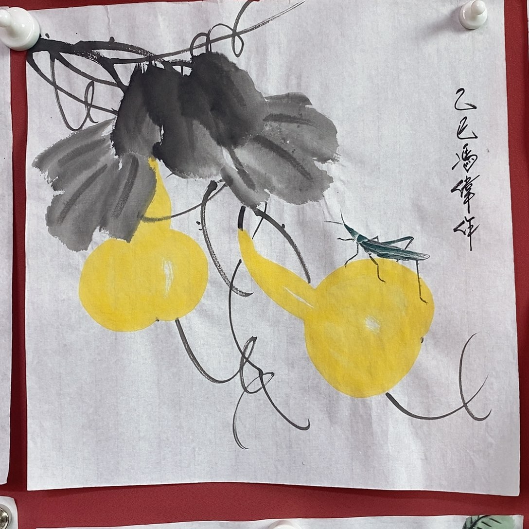 参***主国画冯伟老师作品路 