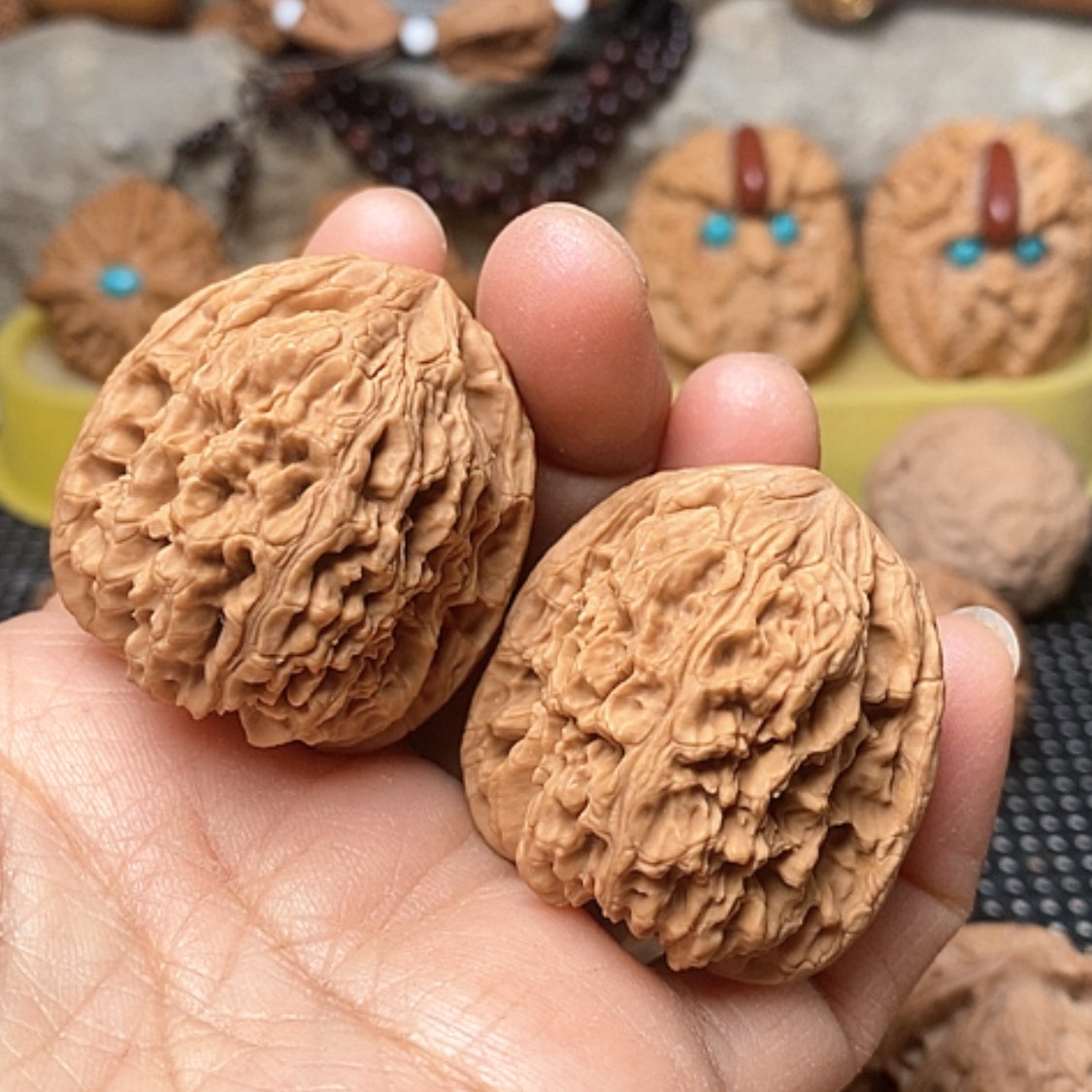 【闪购商品】文玩核桃把件南疆37