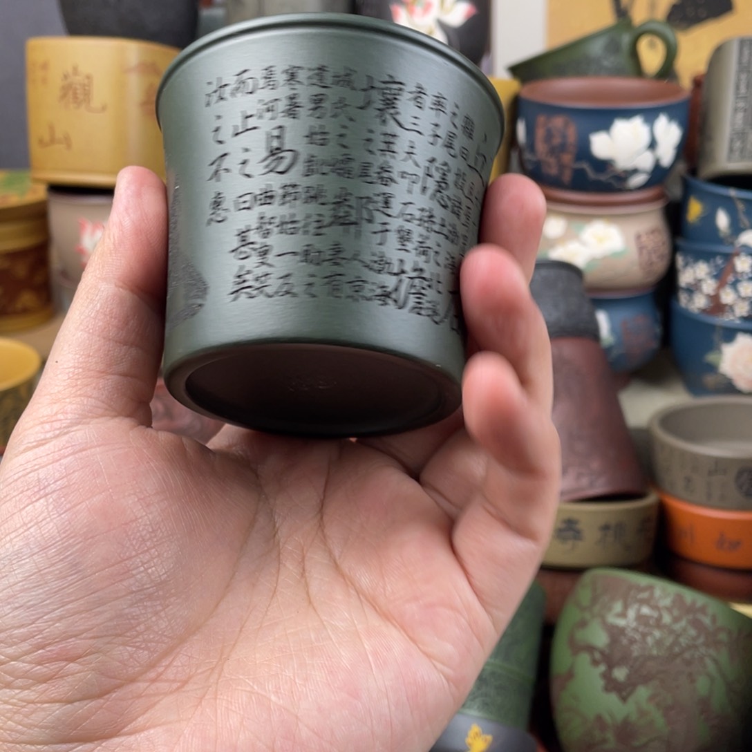 紫砂茶杯紫砂茶杯