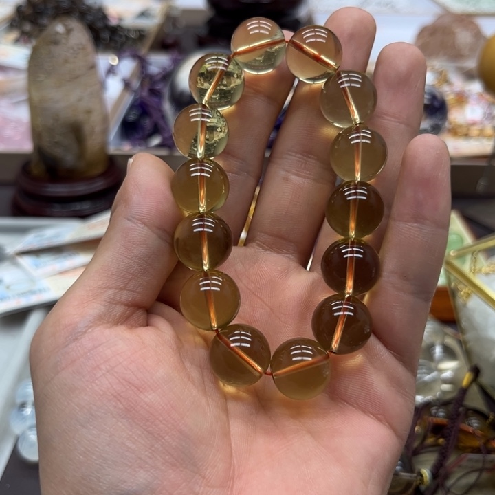 【闪购商品】水晶手链未镶嵌黄水晶