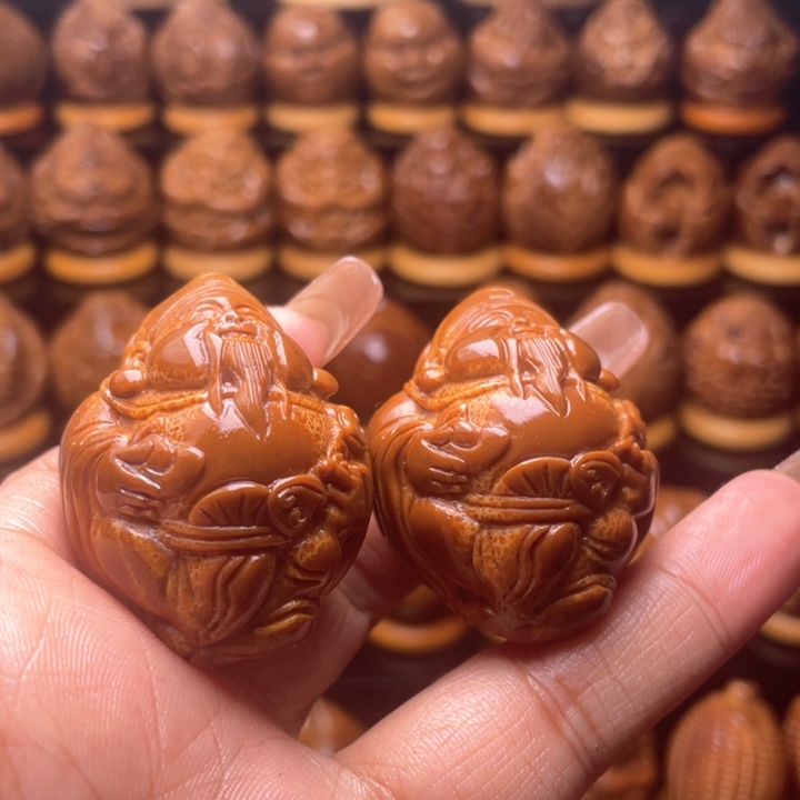 橄榄核把件橄榄雕刻