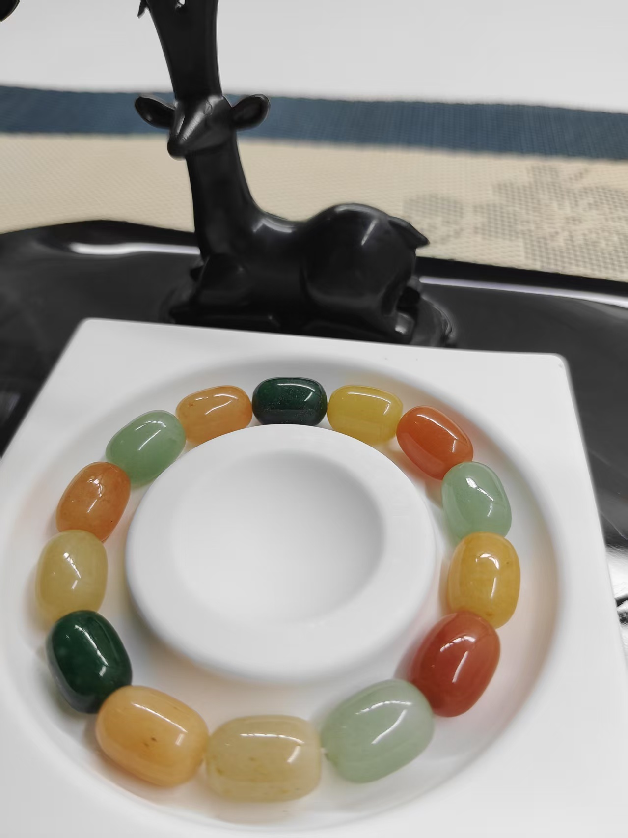 精品东陵金丝玉多宝枣珠手串（多样性发货）