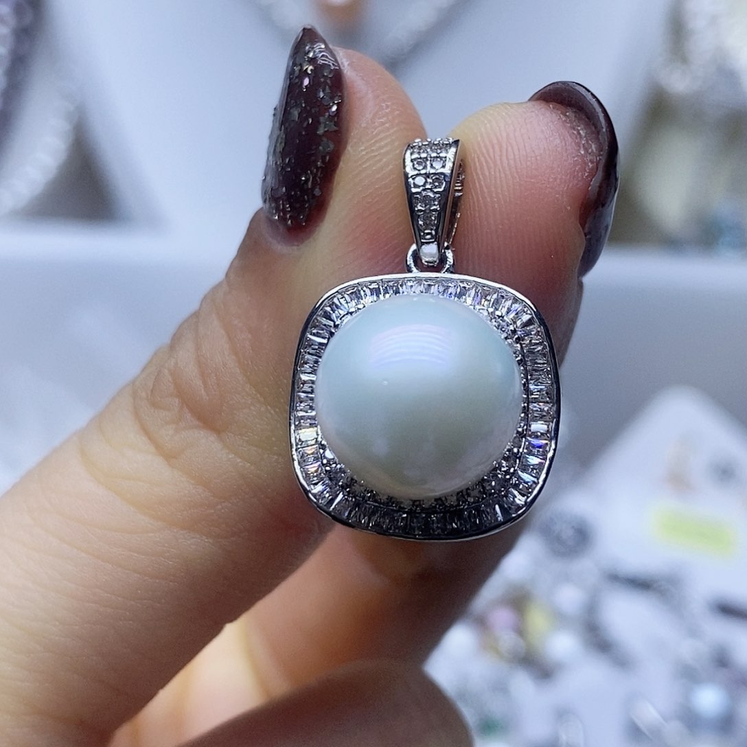 未镶嵌吊坠淡水珍珠