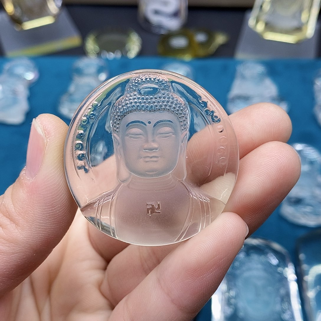 水晶颈饰未镶嵌吊坠