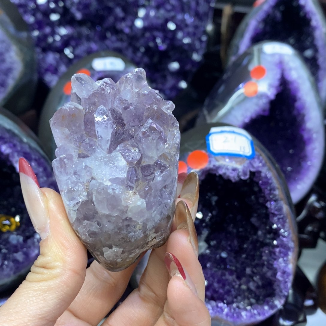 水晶摆件婷未镶嵌