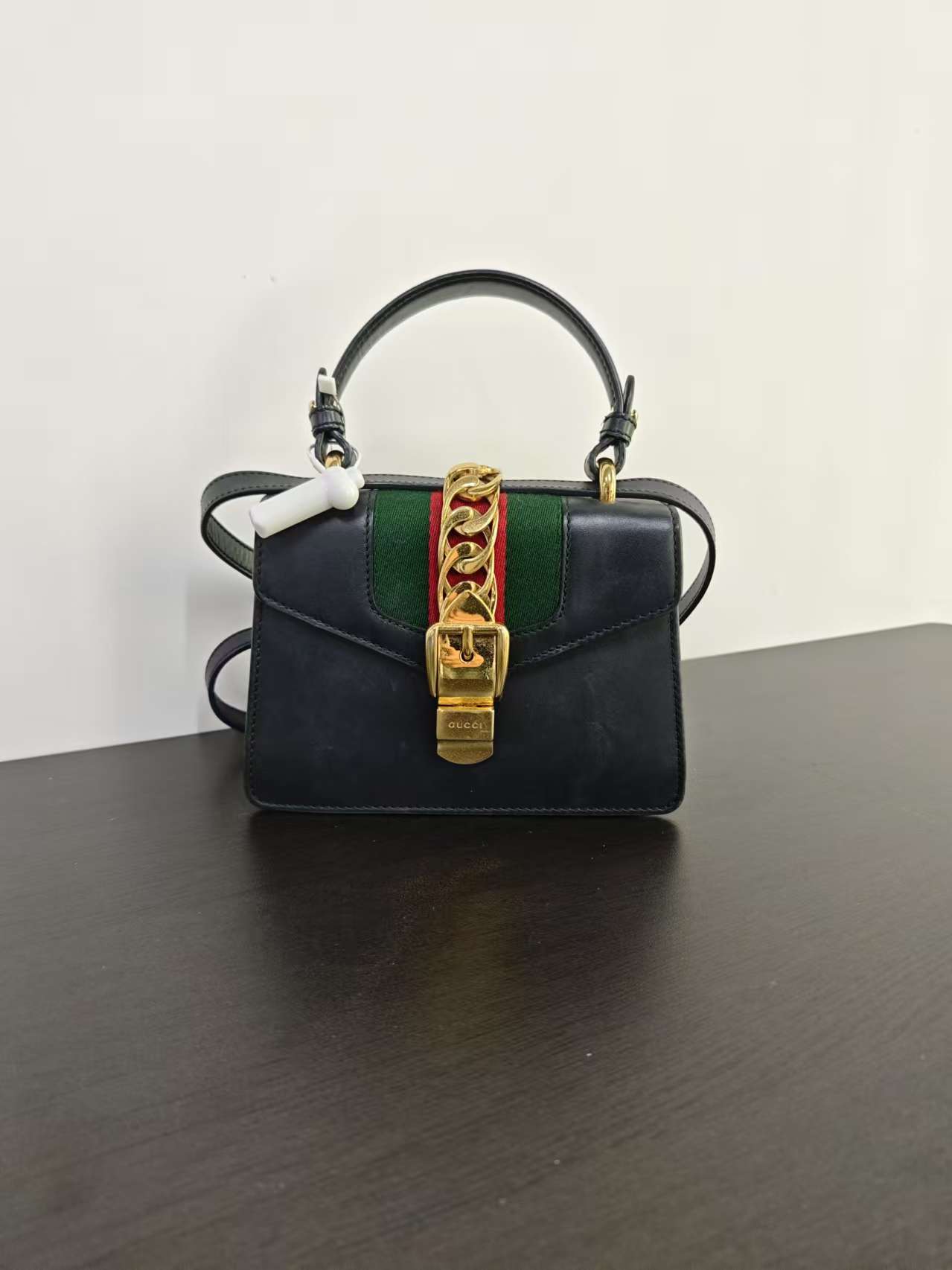 95新 GUCCI/古驰 哈蜜精选/单肩包/无工价/塞尔维亚黑色1005
