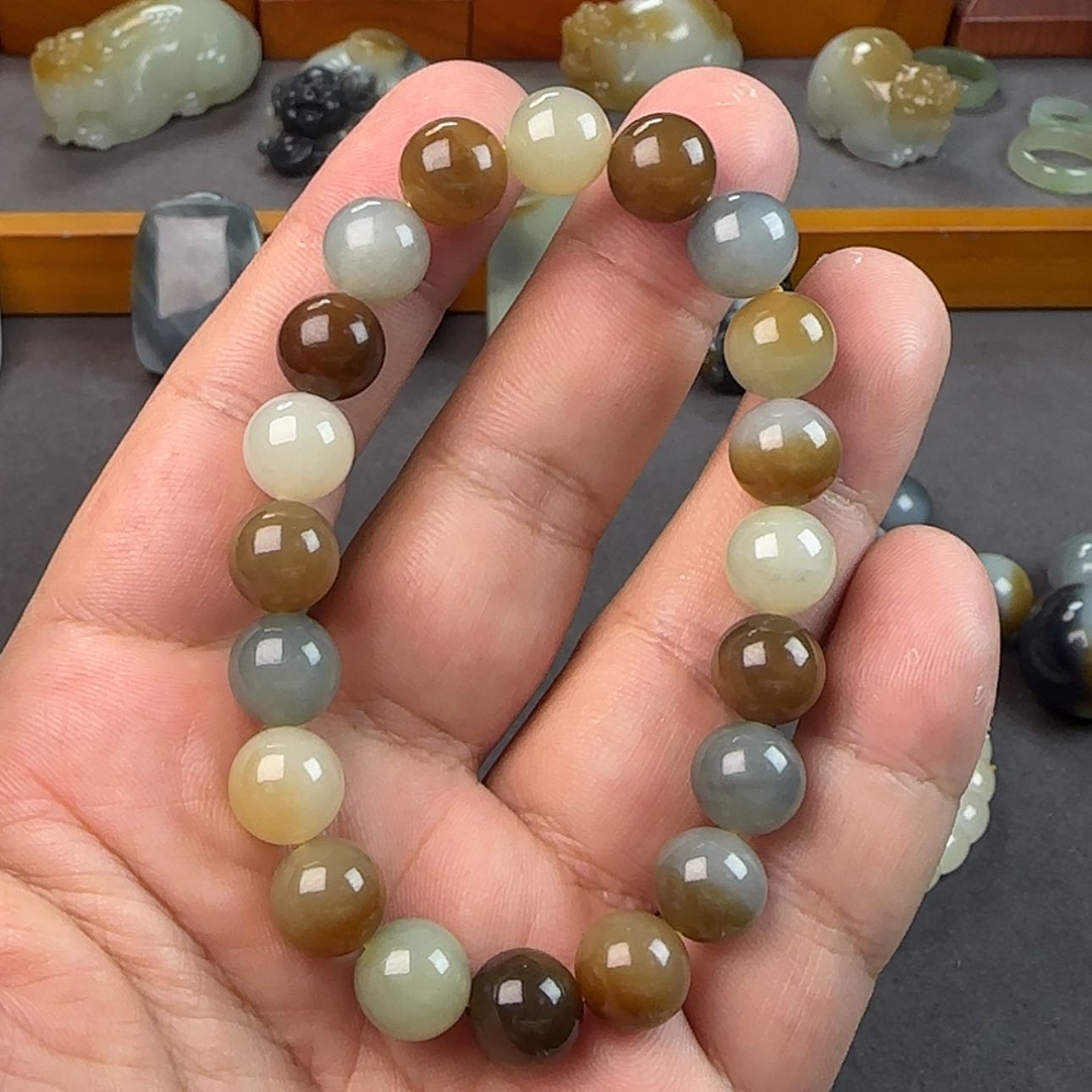 【闪购商品】和田玉手链未镶嵌情****外