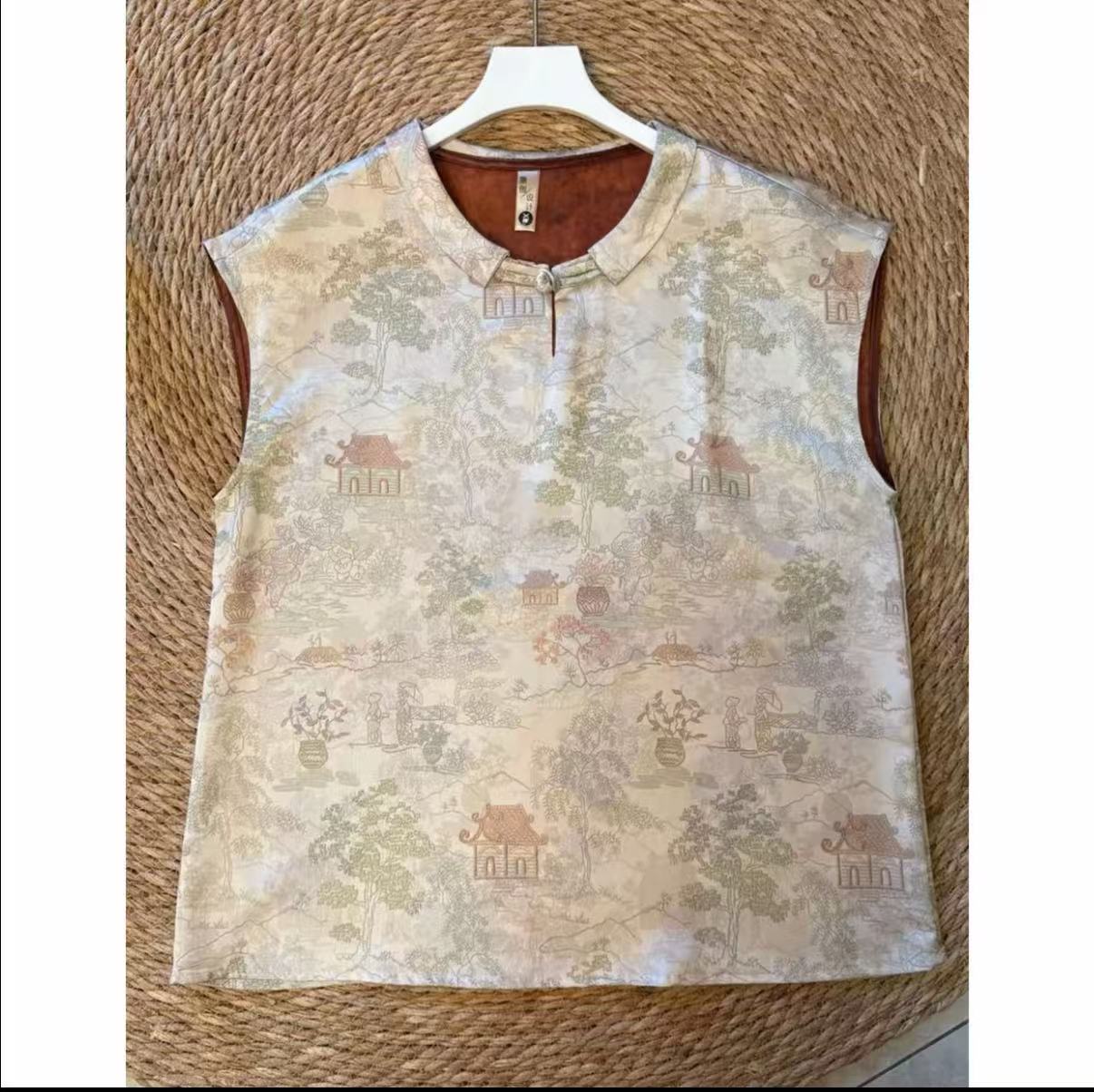 2025夏季新款中式百搭洋气显瘦气质女士小衫