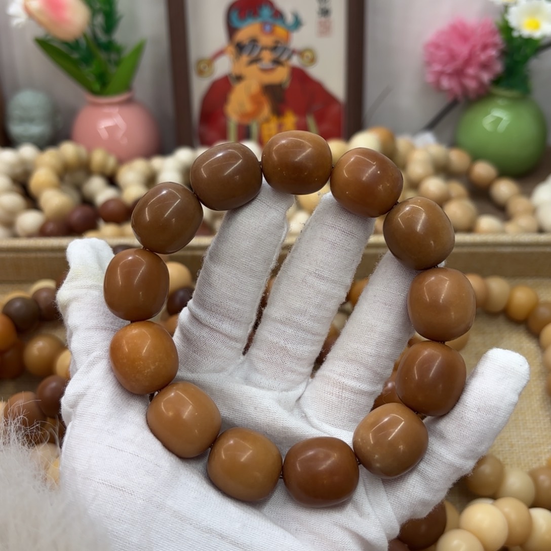 菩提根/象牙果吊坠20干磨瑕疵落地果糖油枣076