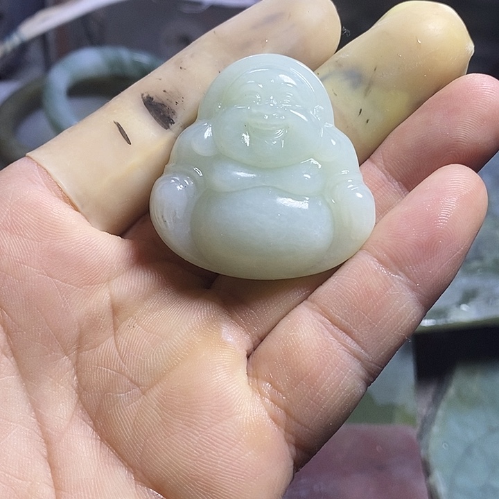 小***琴和田玉（白玉）未镶嵌颈饰