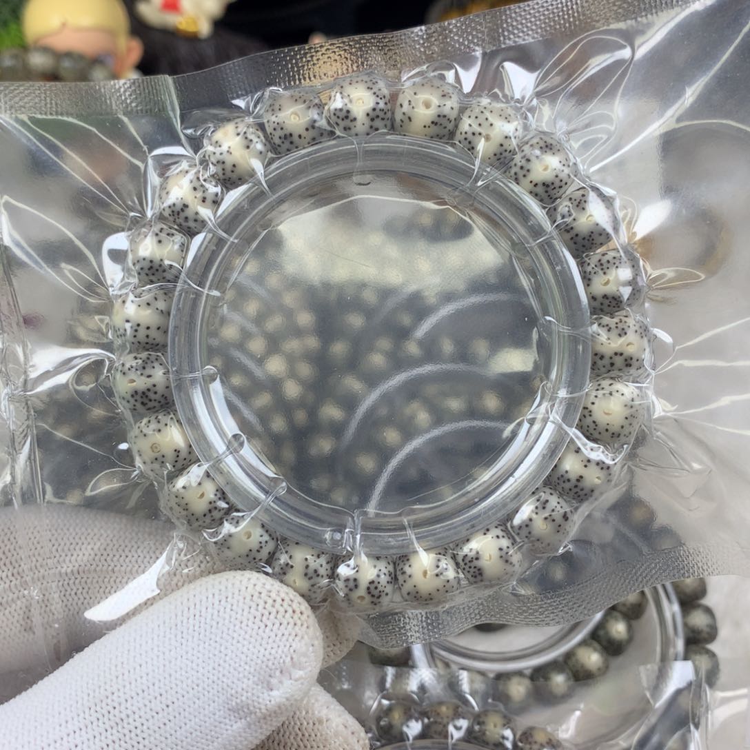 星月菩提手串22号灰冰10×9
