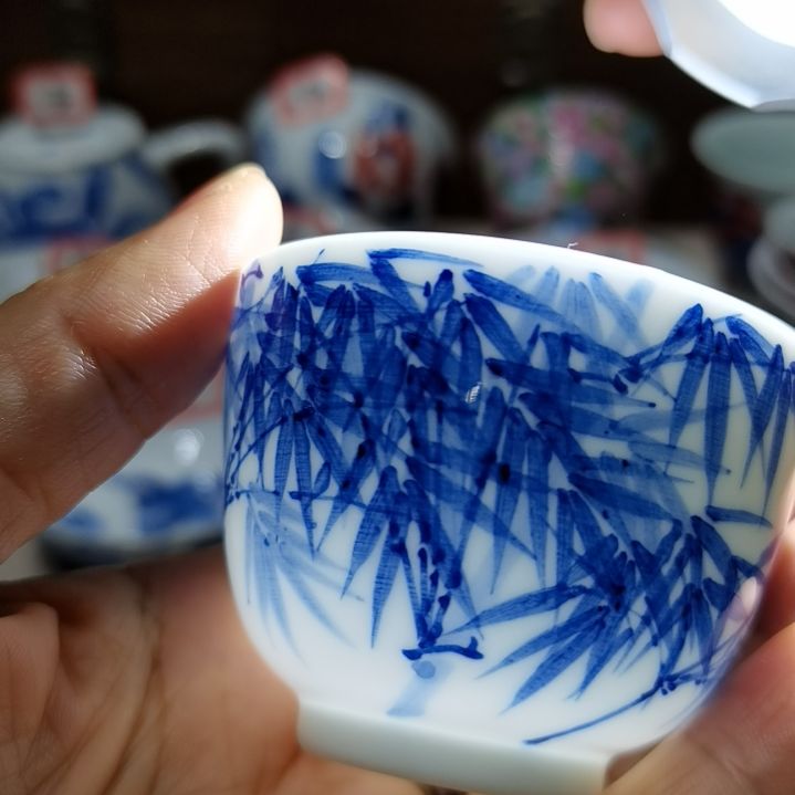 杯张学鸿老师青花