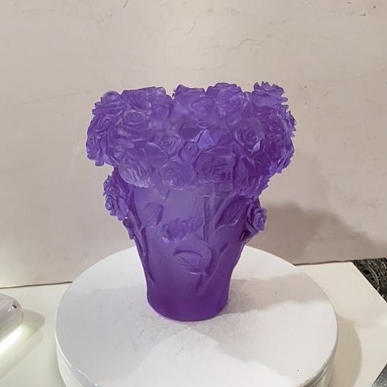 琉璃l****g花瓶高19厘米口径11厘米