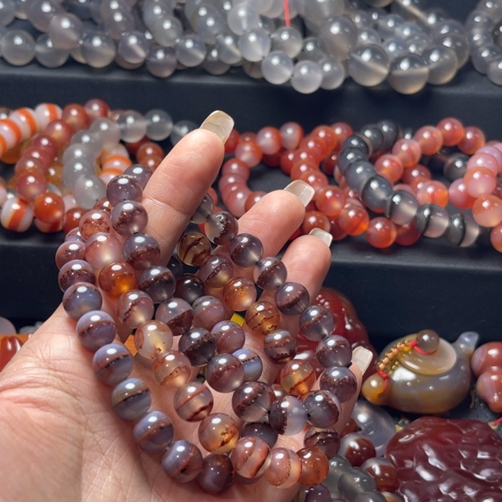 k***丁玛瑙/玉髓未镶嵌手链
