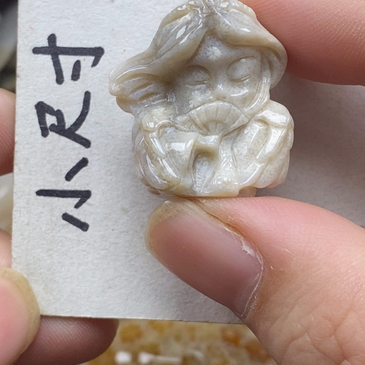 硅化珊瑚（珊瑚玉）未镶嵌颈饰