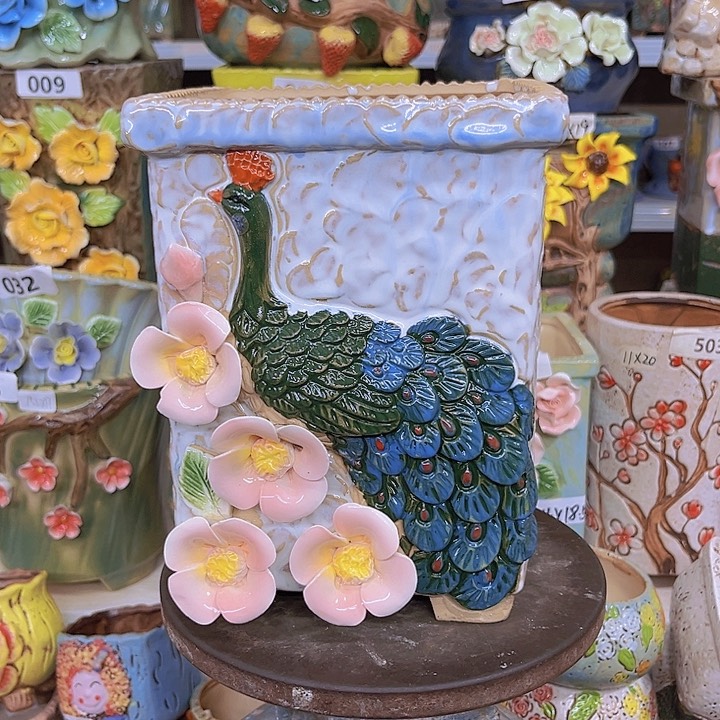 紫砂花盆粗陶材质多肉花盆