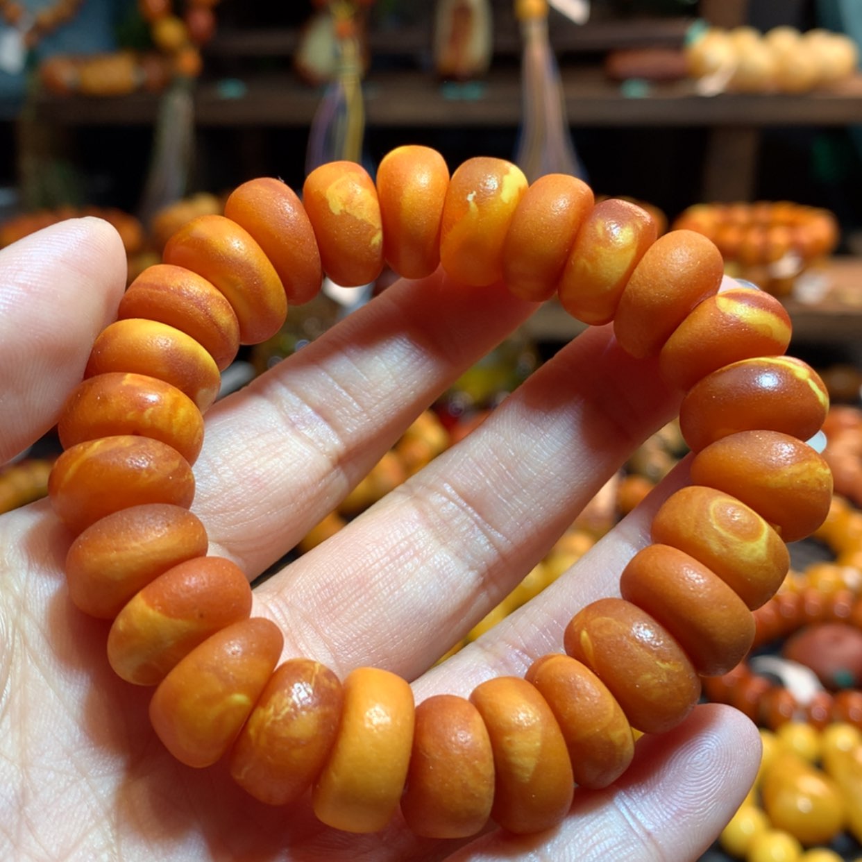 【闪购商品】手串蜜蜡未镶嵌蜜蜡手串