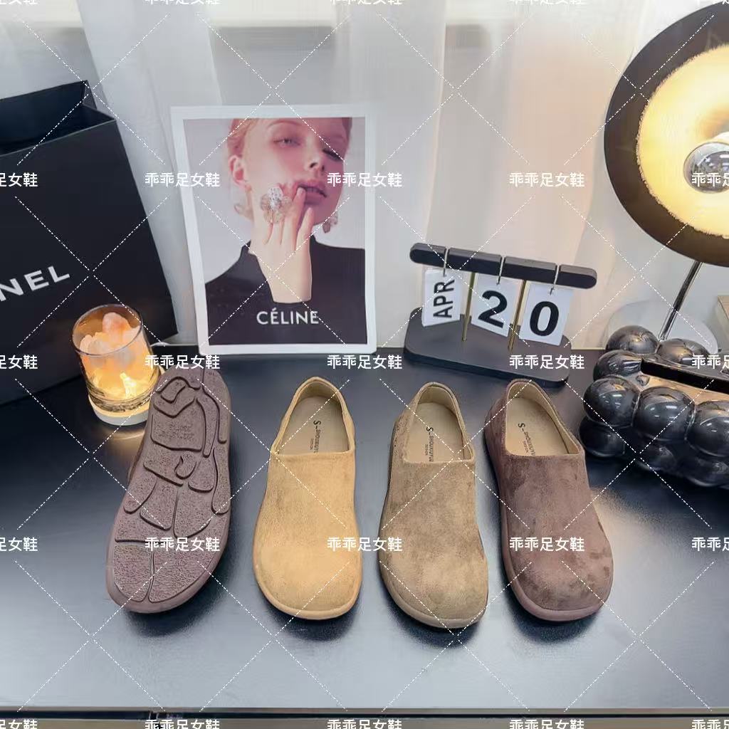 YZ1010好穿到爆！小土豆~绒面穆勒勃肯鞋