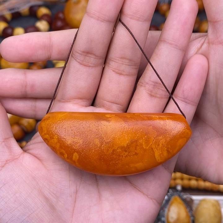 欢***喜蜜蜡未镶嵌裸石蜜蜡L