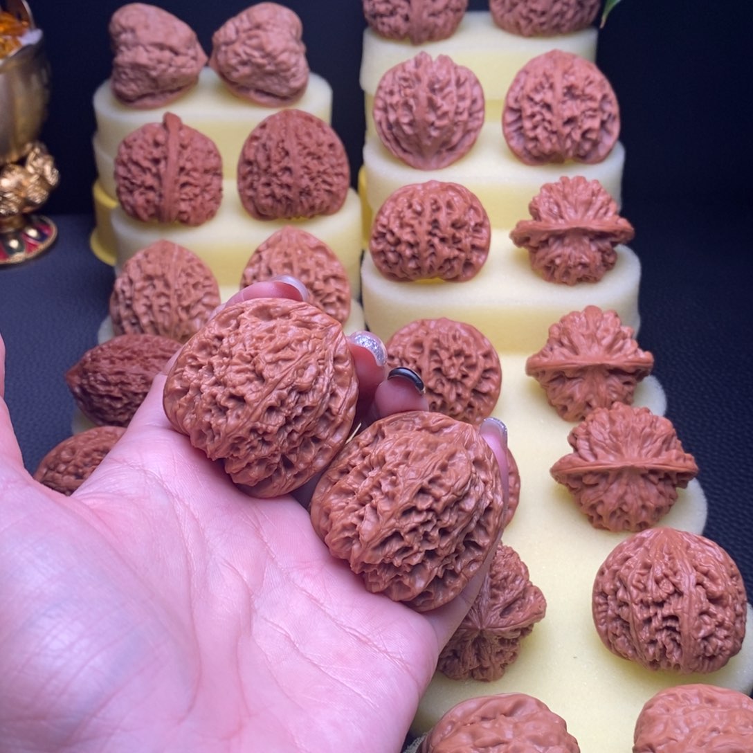 把件文玩核桃小高炮三角疆39尺精配