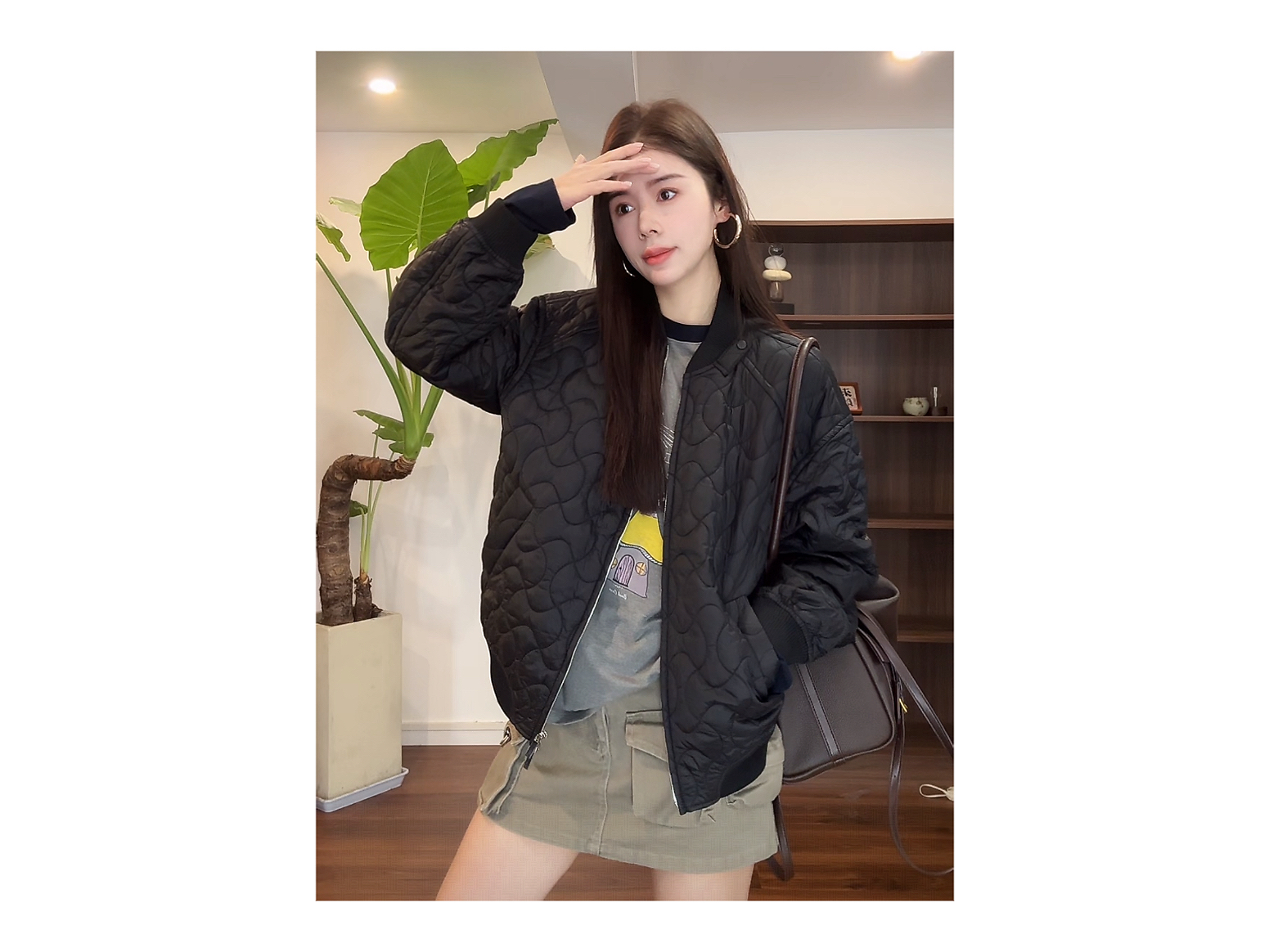 新款“西敏大街“棉服881#P03249新款秋款暗黑内啡肽百搭上衣