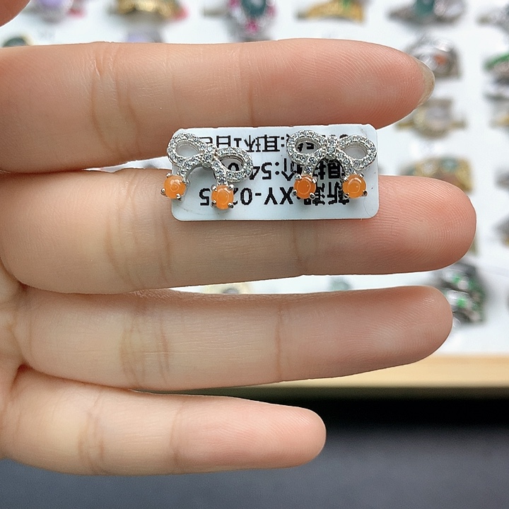 翡翠颈饰银S925镶嵌925银
