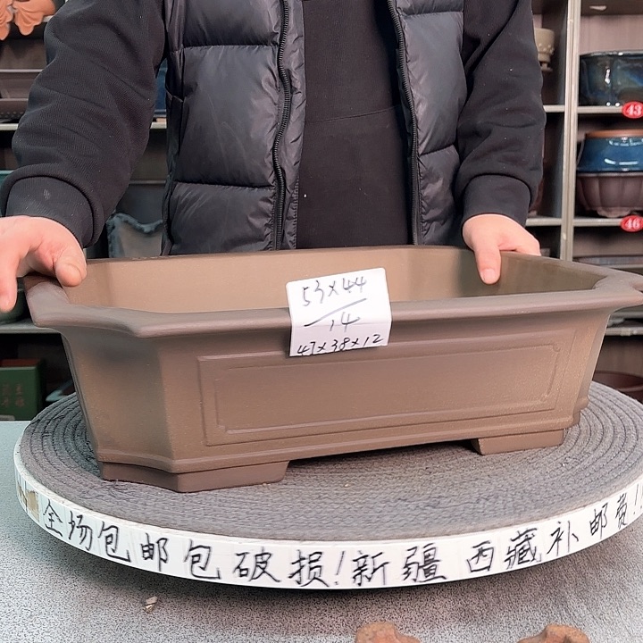 紫砂花盆我**扬紫砂的味道很好
