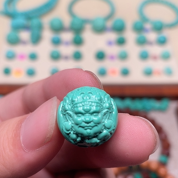 云见匠心手作雕刻配饰，尺寸17